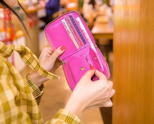 Hologram Embroidery Wallet