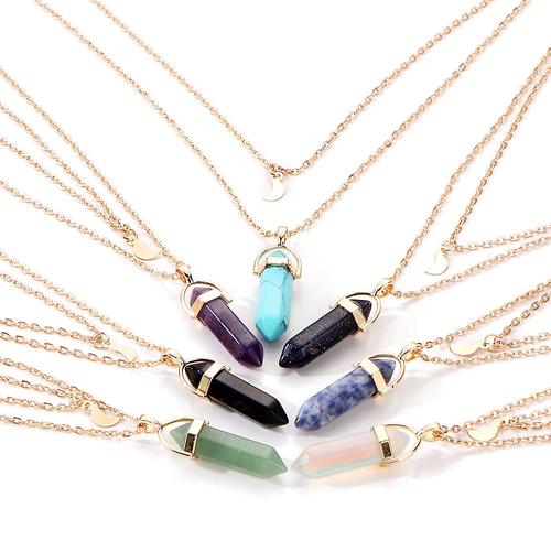 Moon Stone Choker Necklace