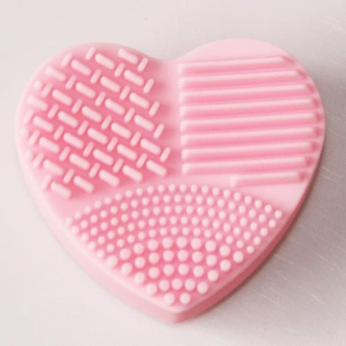 Heart Makeup Brush Scrubber Washer