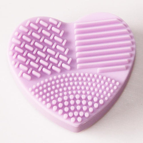 Heart Makeup Brush Scrubber Washer