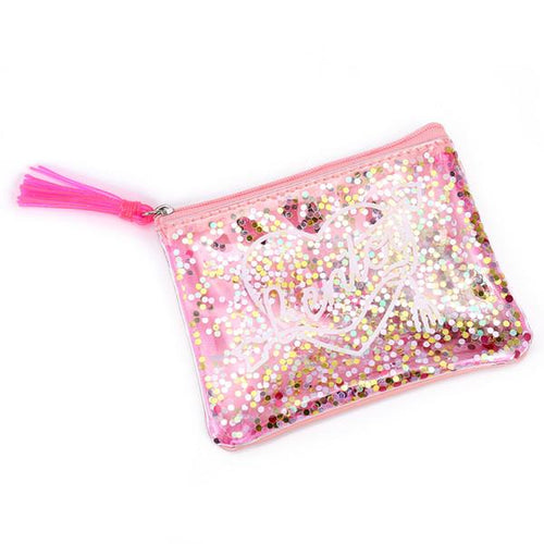 Jelly Sequin Pouch