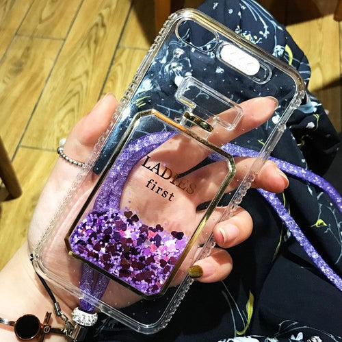 Ladies First Glitter iPhone Case
