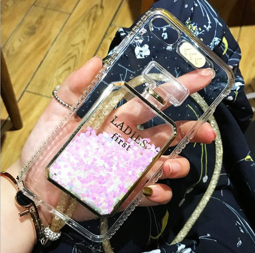 Ladies First Glitter iPhone Case