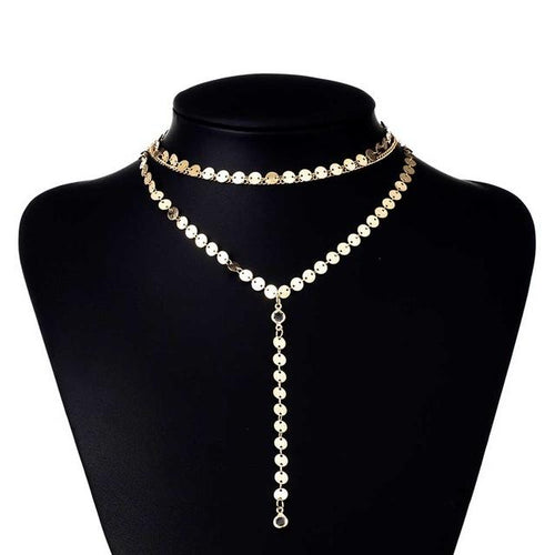 Sequins Choker Necklace