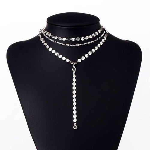 Sequins Choker Necklace