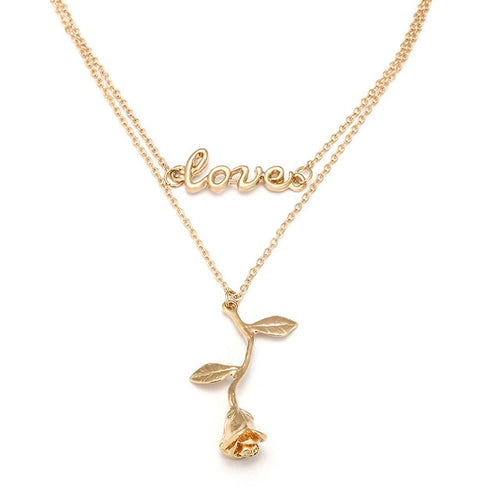 Love Rose Necklace