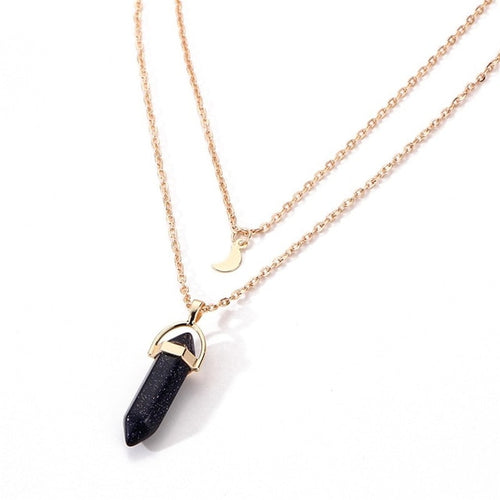 Moon Stone Choker Necklace