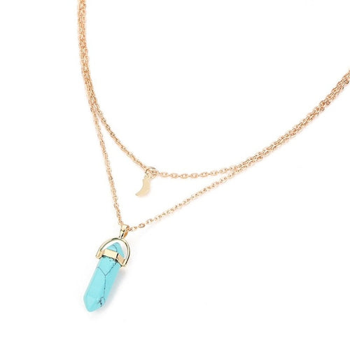 Moon Stone Choker Necklace