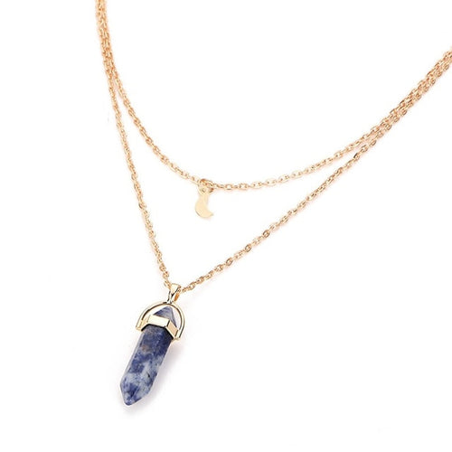 Moon Stone Choker Necklace