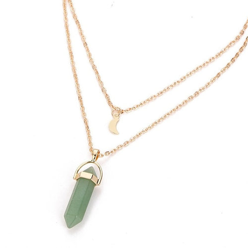 Moon Stone Choker Necklace