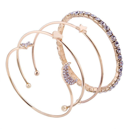 Moon & The Stars Bangle Set