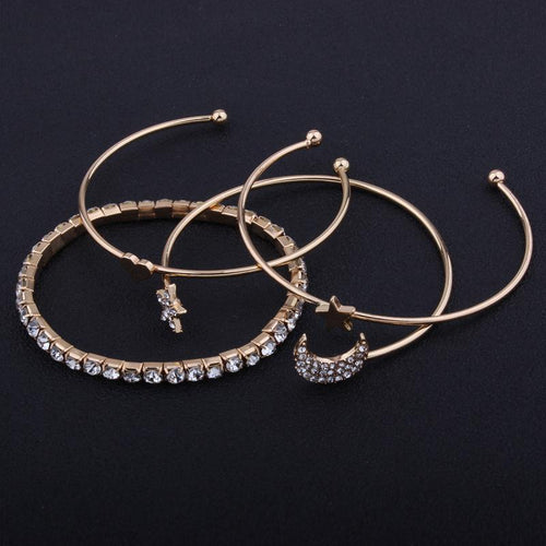 Moon & The Stars Bangle Set