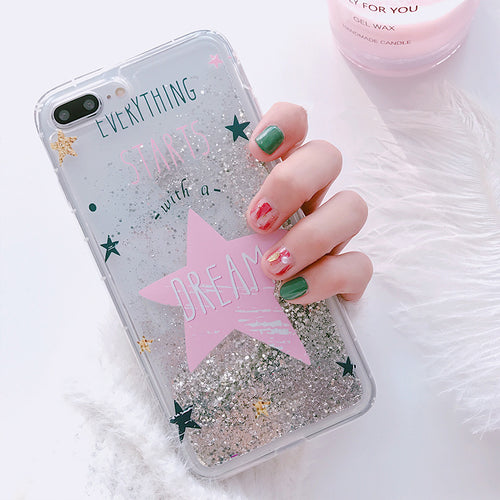 Stars & Dreams Quicksand iPhone Case