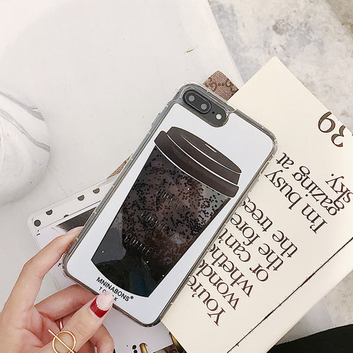 Coffee Quicksand iPhone Case