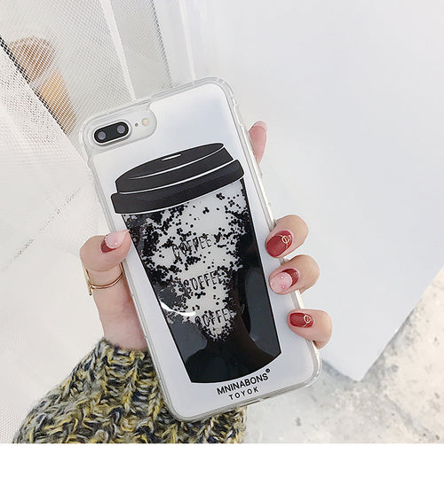 Coffee Quicksand iPhone Case