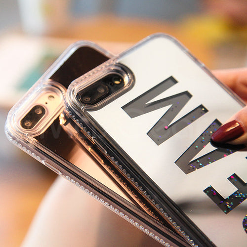 Dream Mirror Quicksand iPhone Case