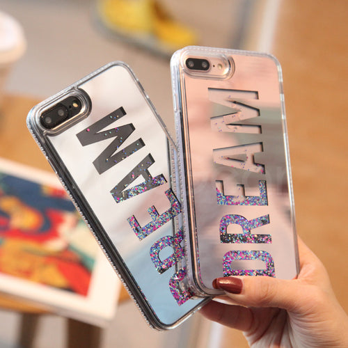 Dream Mirror Quicksand iPhone Case