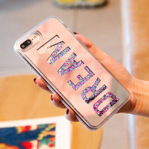 Dream Mirror Quicksand iPhone Case