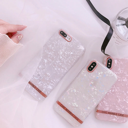 Chic Foil Marble iPhone Case