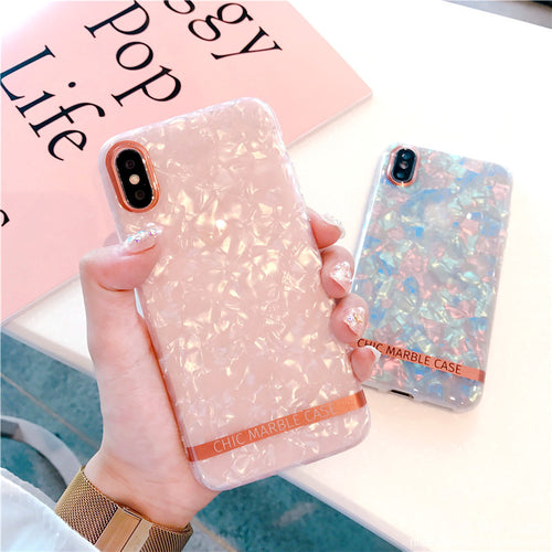 Chic Foil Marble iPhone Case