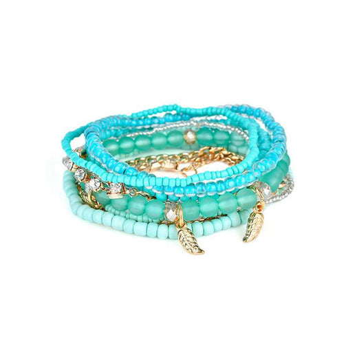 Island Vibes Beaded Bracelet Set
