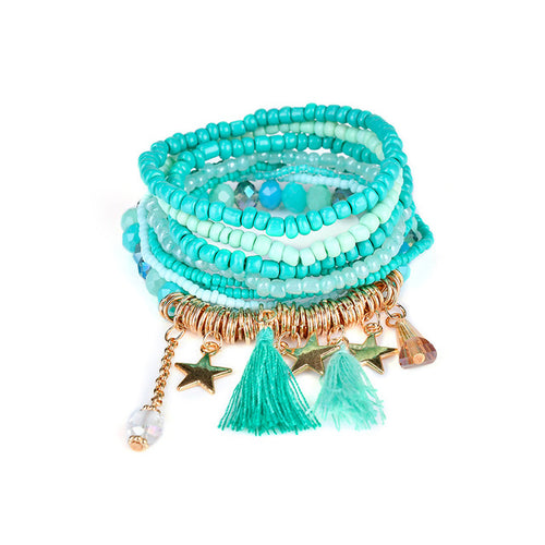 Island Vibes Beaded Bracelet Set