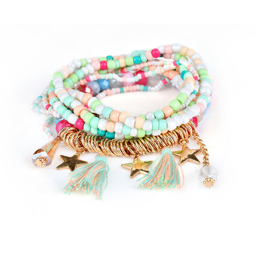 Island Vibes Beaded Bracelet Set